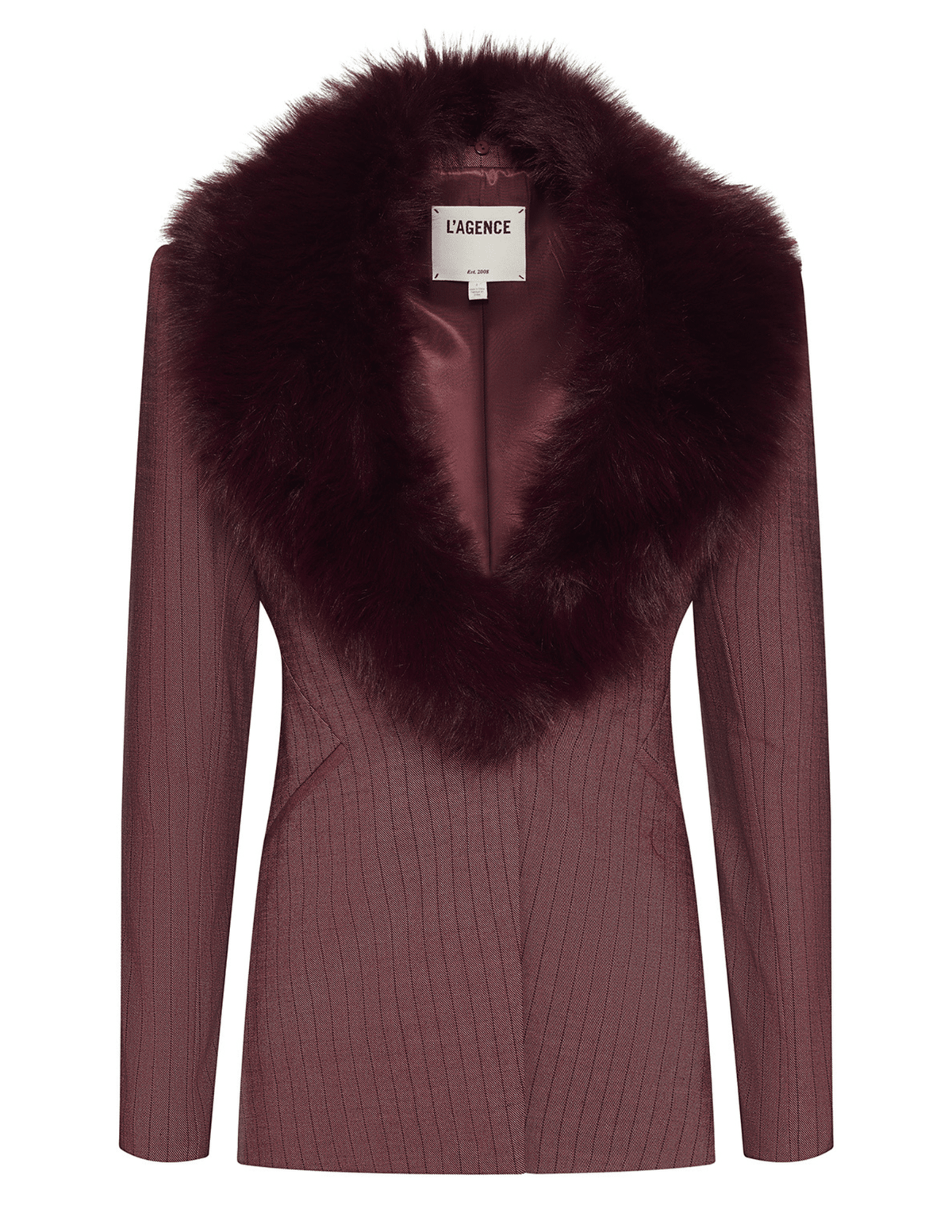 PRE-ORDER-L'AGENCE Sheila Fur Collar Blazer