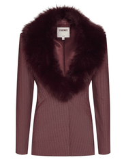PRE-ORDER-L'AGENCE Sheila Fur Collar Blazer