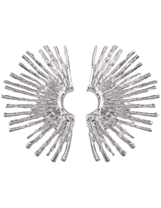 PRE-ORDER-Austin Blaze Sun Burst Metal Earrings