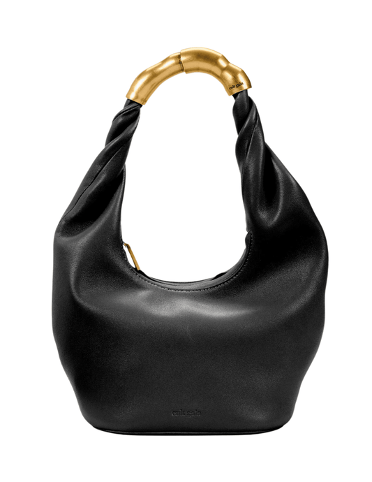 Cult Gaia Meerah Leather Top Handle Bag