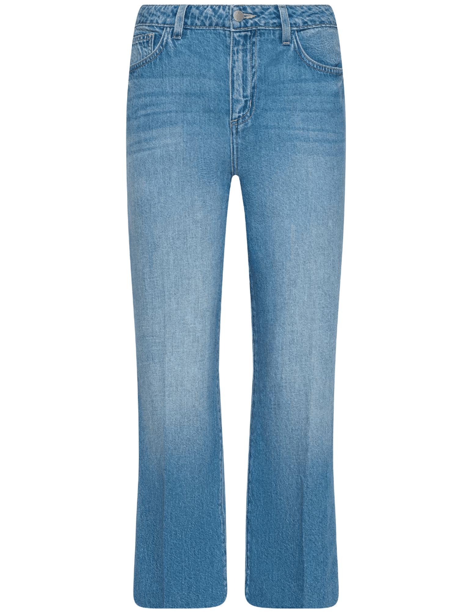 L'Agence - L'AGENCE Wanda High Rise Cropped Wide Leg Jean in Anaheim - Buy Online