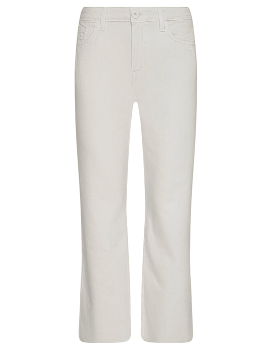 L'Agence - PRE-ORDER-L'AGENCE Wanda High Rise Cropped Wide Leg Jean in Light Ecru - Buy Online