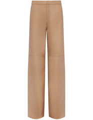 PRE-ORDER-L'Agence Livvy Straight Leg Leather Trouser