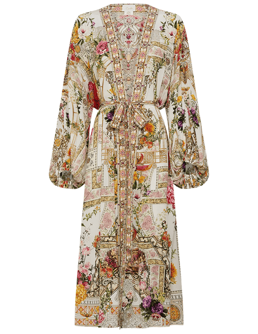 Camilla Blouson Sleeve Layer Kimono