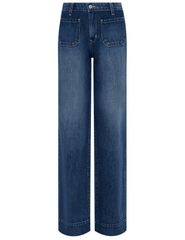 L'Agence Nolan Patch Pocket Wide Leg Jean