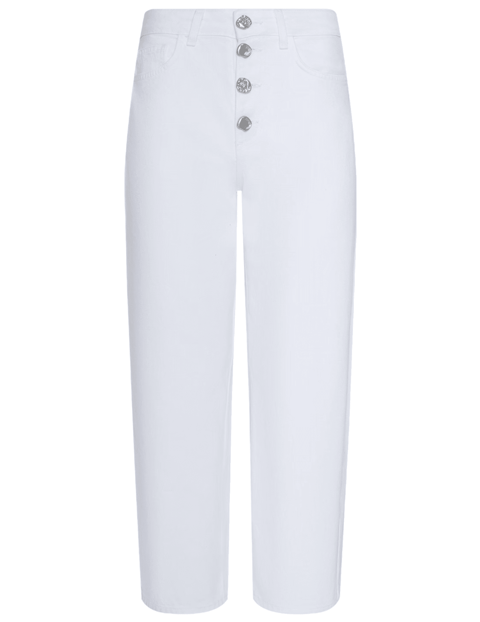 L'Agence - L’AGENCE Liora High Rise Cropped Jeans in Blanc - Buy Online