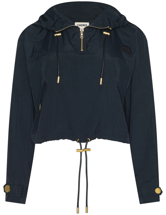 L'Agence Bronwyn Cropped Windbreaker