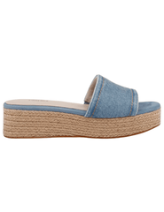 PRE-ORDER-L'AGENCE Ramani Platform Espadrille in Light Denim