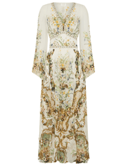 Camilla Flared Sleeve Maxi Dress