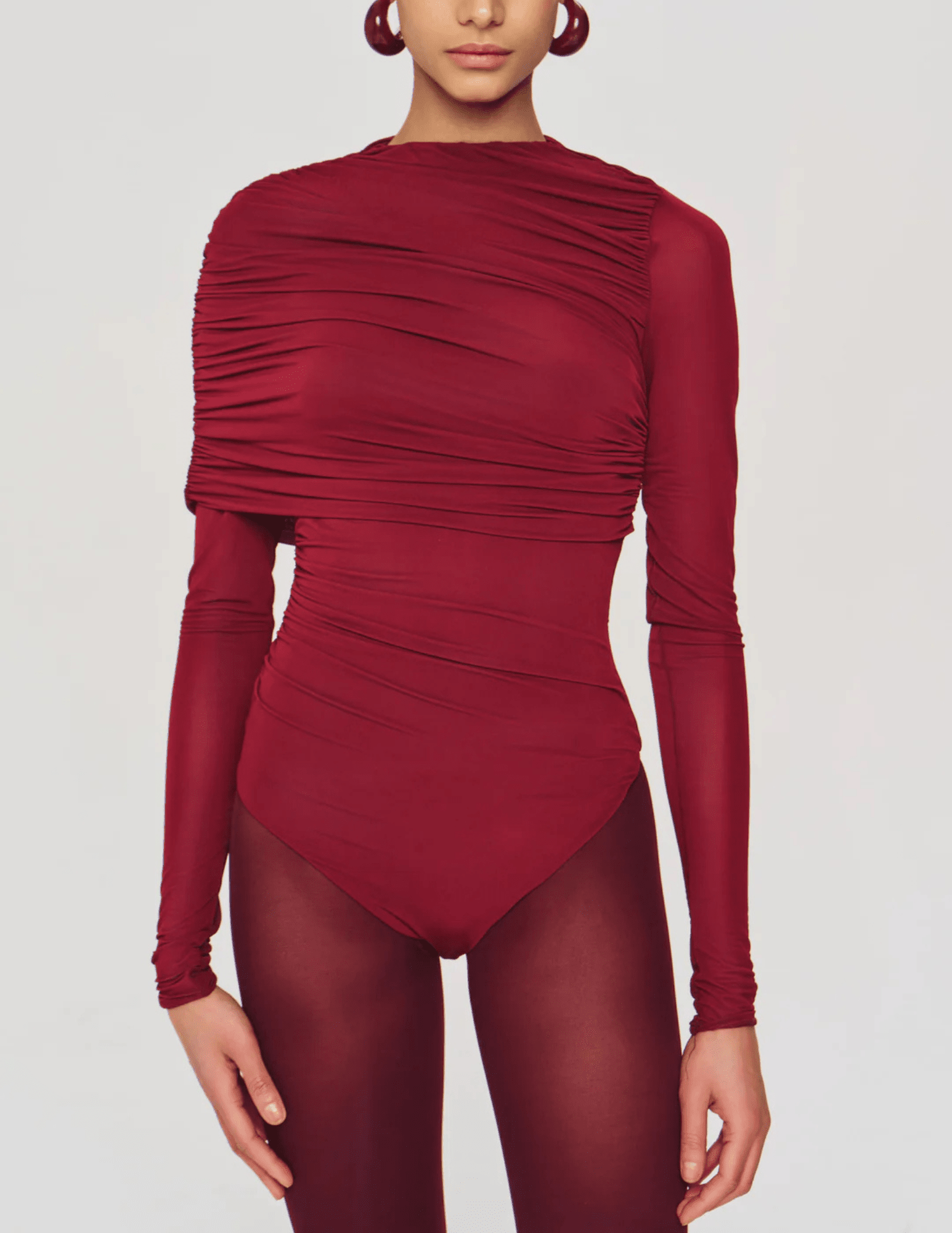 Ronny Kobo - Ronny Kobo Zarina Long Sleeve Bodysuit - Buy Online
