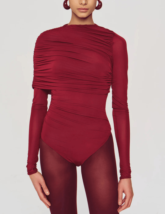 Ronny Kobo - Ronny Kobo Zarina Long Sleeve Bodysuit - Buy Online