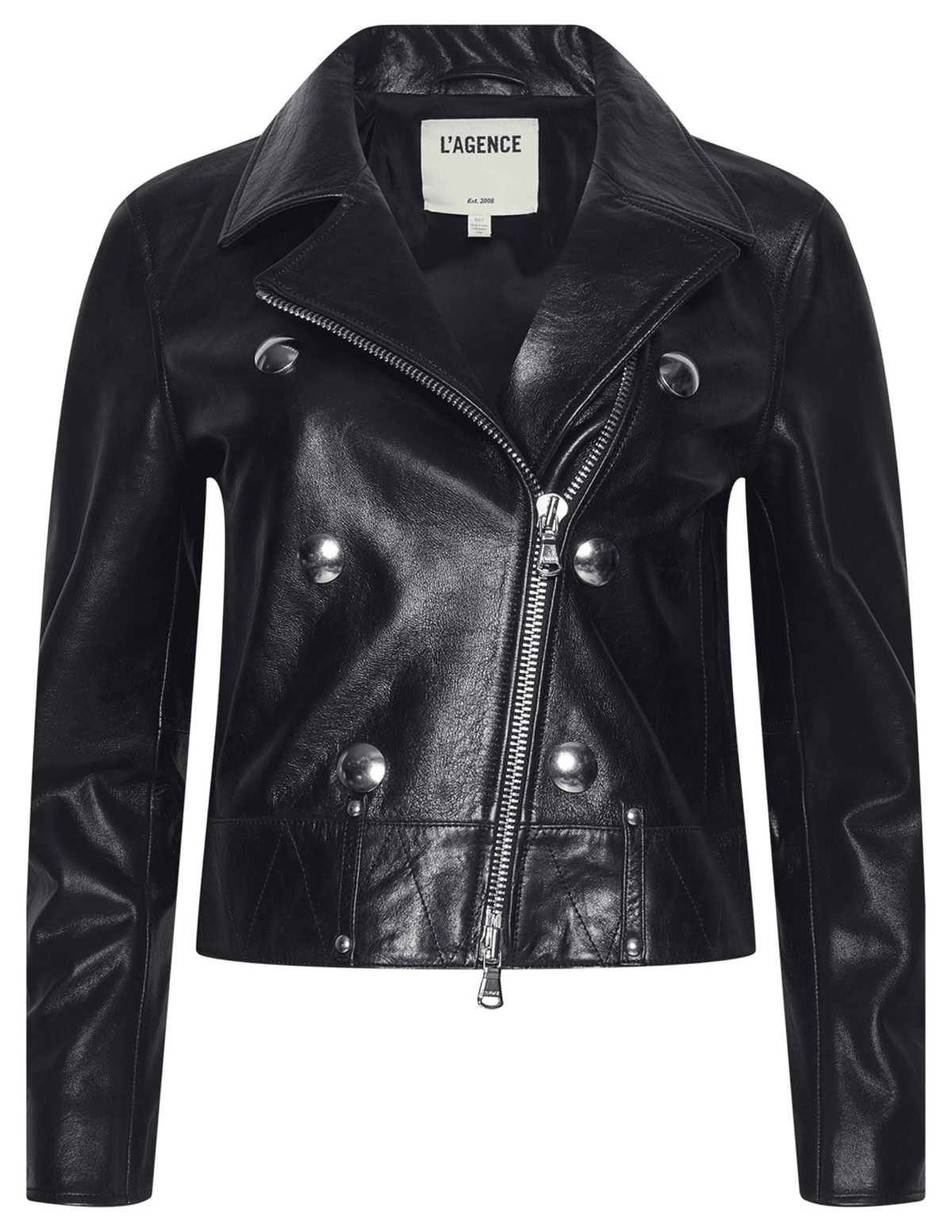 PRE-ORDER-L'AGENCE Lydie Biker Jacket in Black