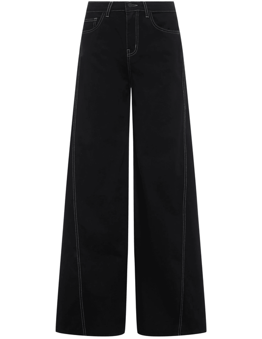 L'Agence Beau T-Seam Wide Leg Jean