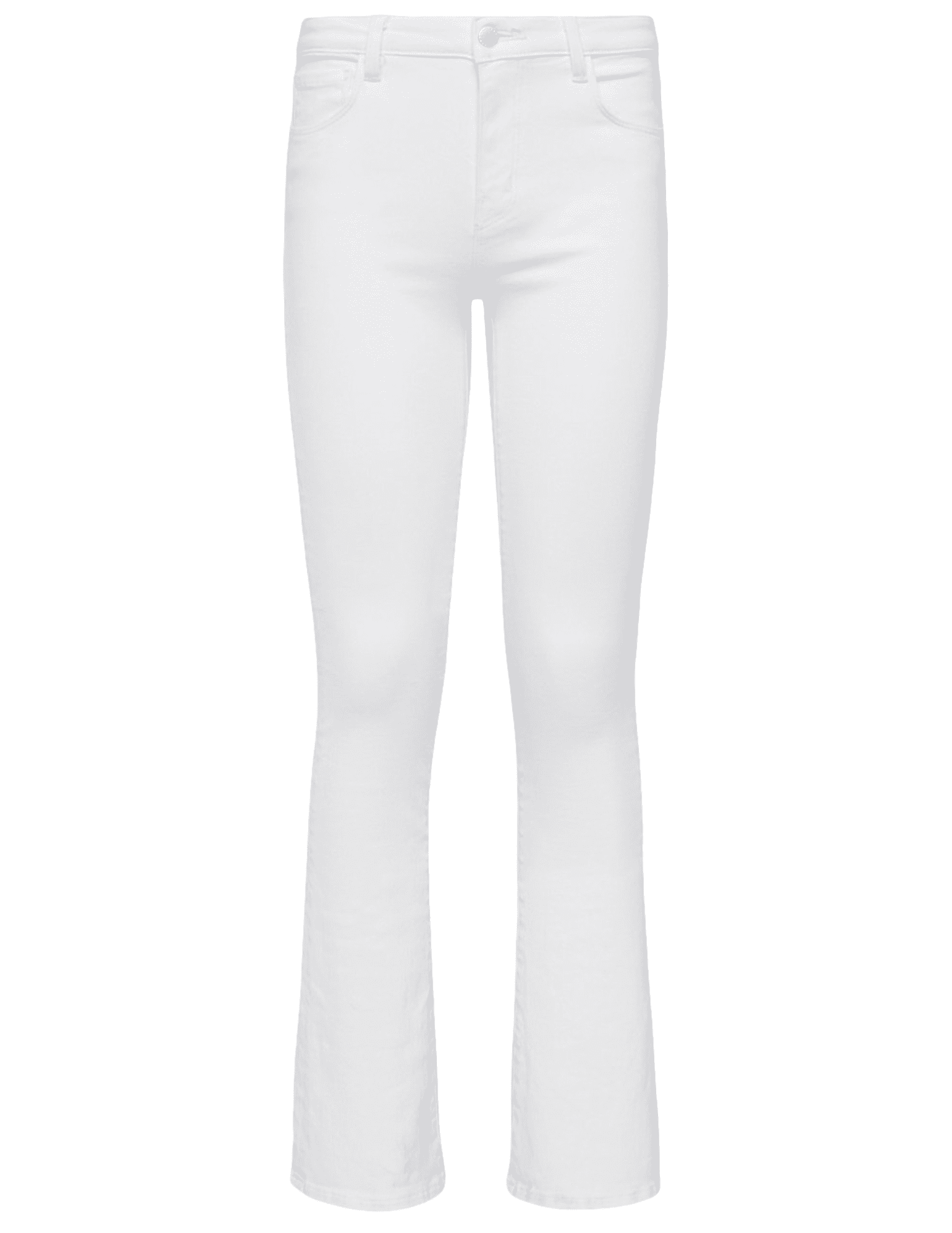 L'Agence - L'Agence Selma High Rise Baby Boot-Cut Jeans In Blanc - Buy Online
