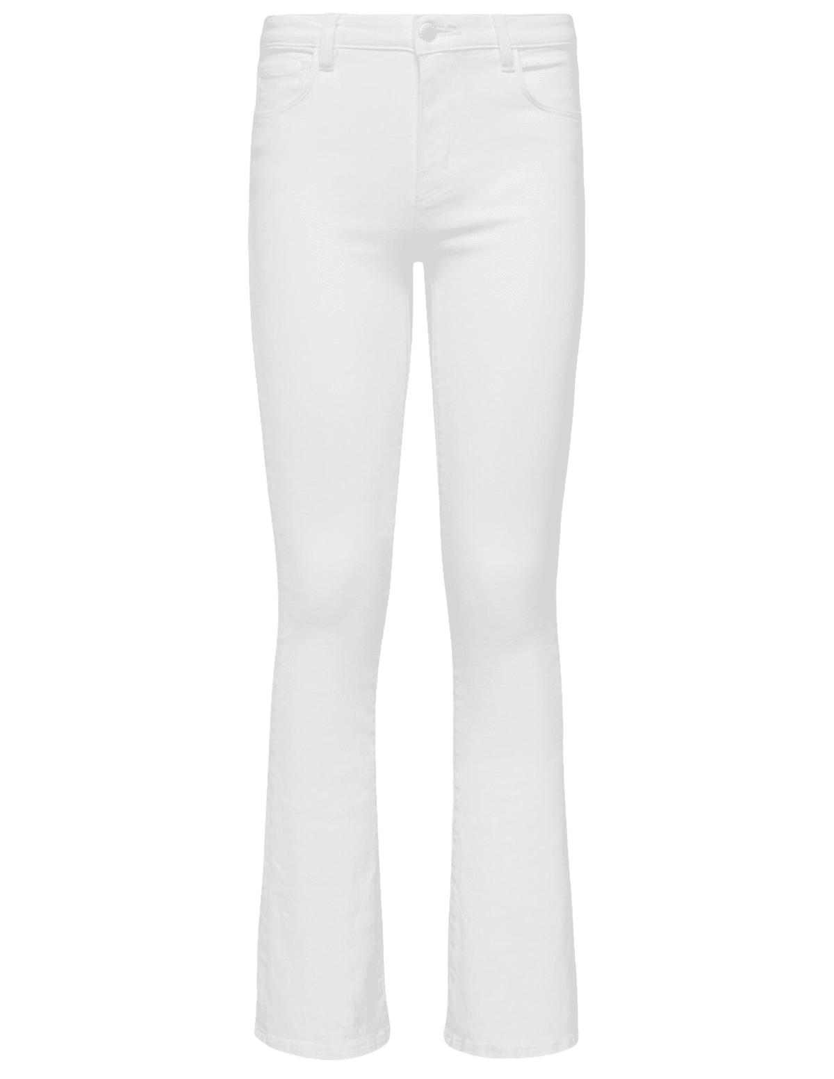 L'Agence - L'Agence Selma High Rise Baby Boot-Cut Jeans In Blanc - Buy Online