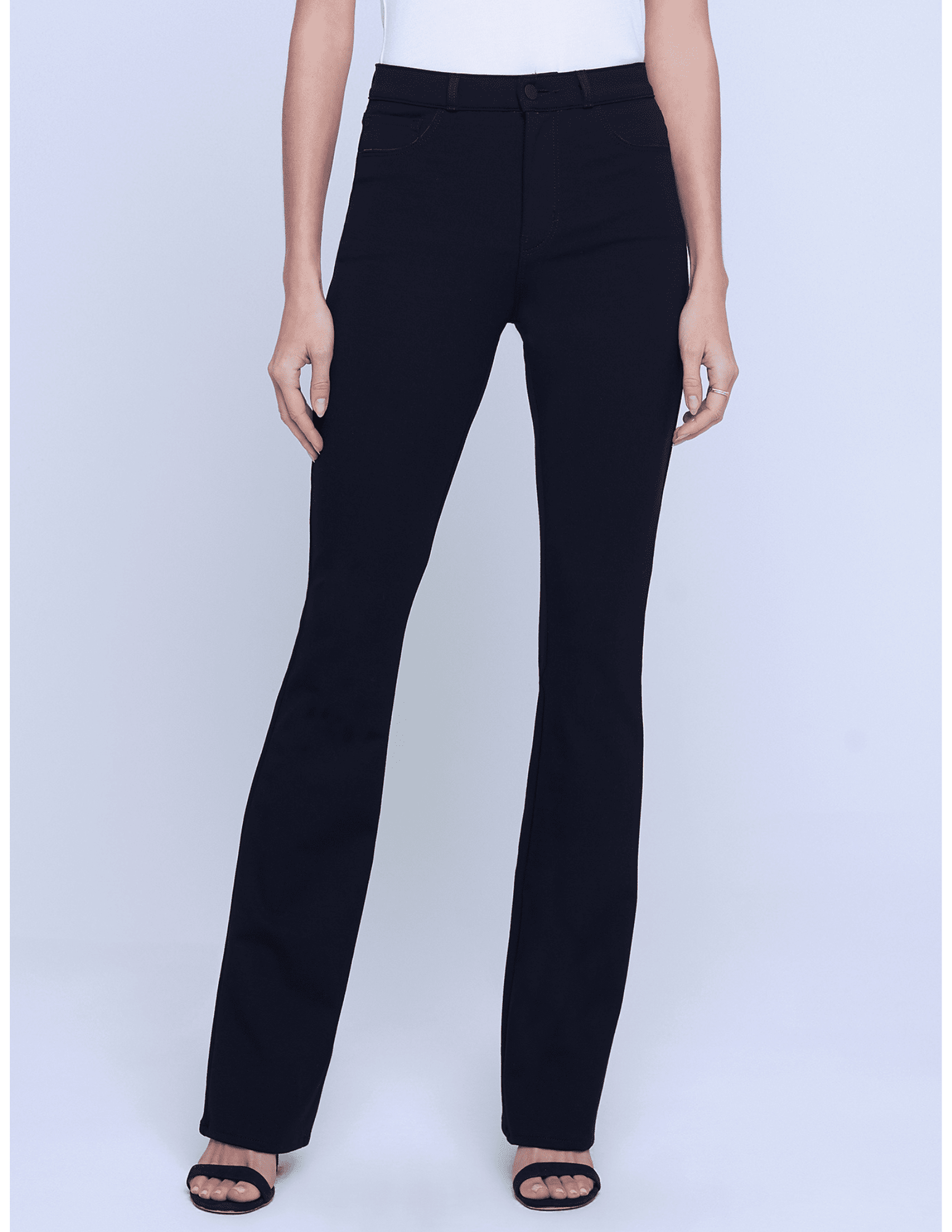 L'Agence - L'Agence Selma High Rise Baby Boot-Cut Jean In Black - Buy Online