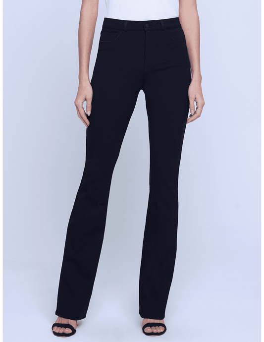 L'Agence - L'Agence Selma High Rise Baby Boot-Cut Jean In Black - Buy Online