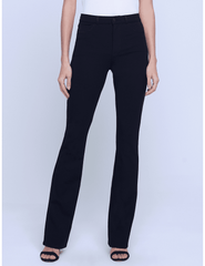 L'Agence - L'Agence Selma High Rise Baby Boot-Cut Jean In Black - Buy Online