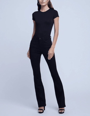 L'Agence - RA-L'Agence Selma High Rise Baby Boot-Cut Jean - Buy Online