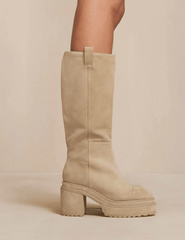 Cult Gaia - Cult Gaia Hana Mid Calf Suede Boots - Buy Online
