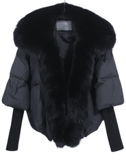 Steven Dann - Steven Dann Fox Collar Puffer Coat - Buy Online
