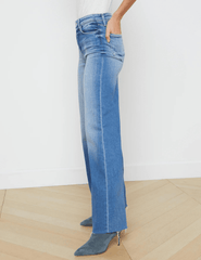 L'Agence - L’AGENCE Scottie High Rise Wide Leg Jeans In Hayward - Buy Online