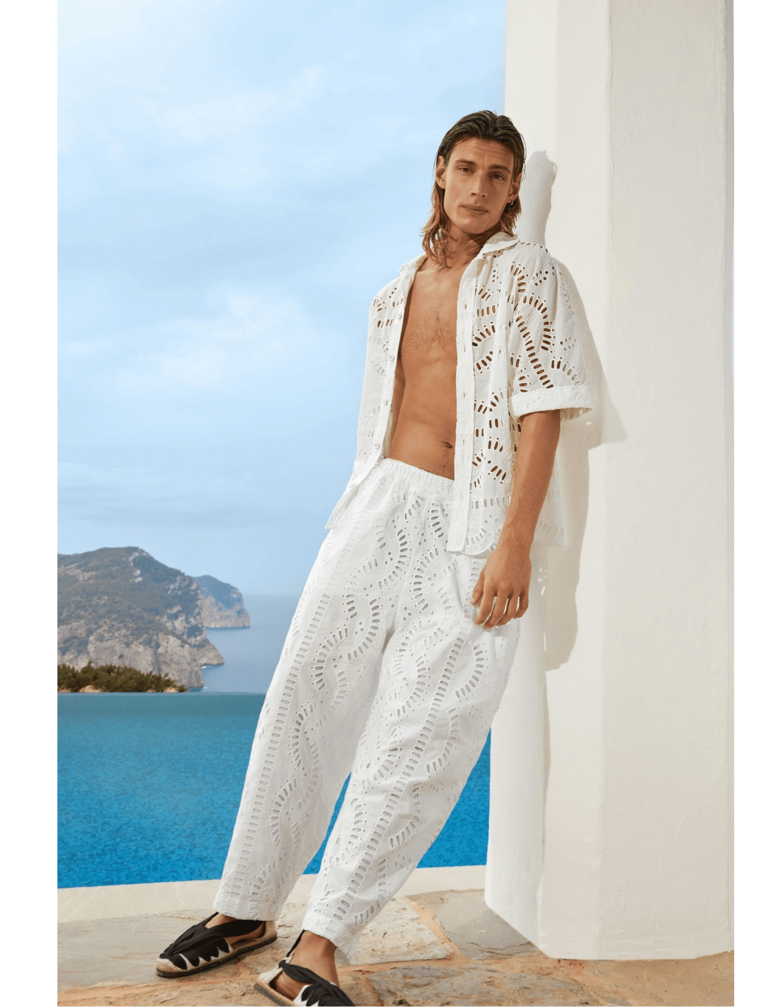 Charo Ruiz Ibiza - Charo Ruiz Lya Eyelet Unisex Trouser - Buy Online