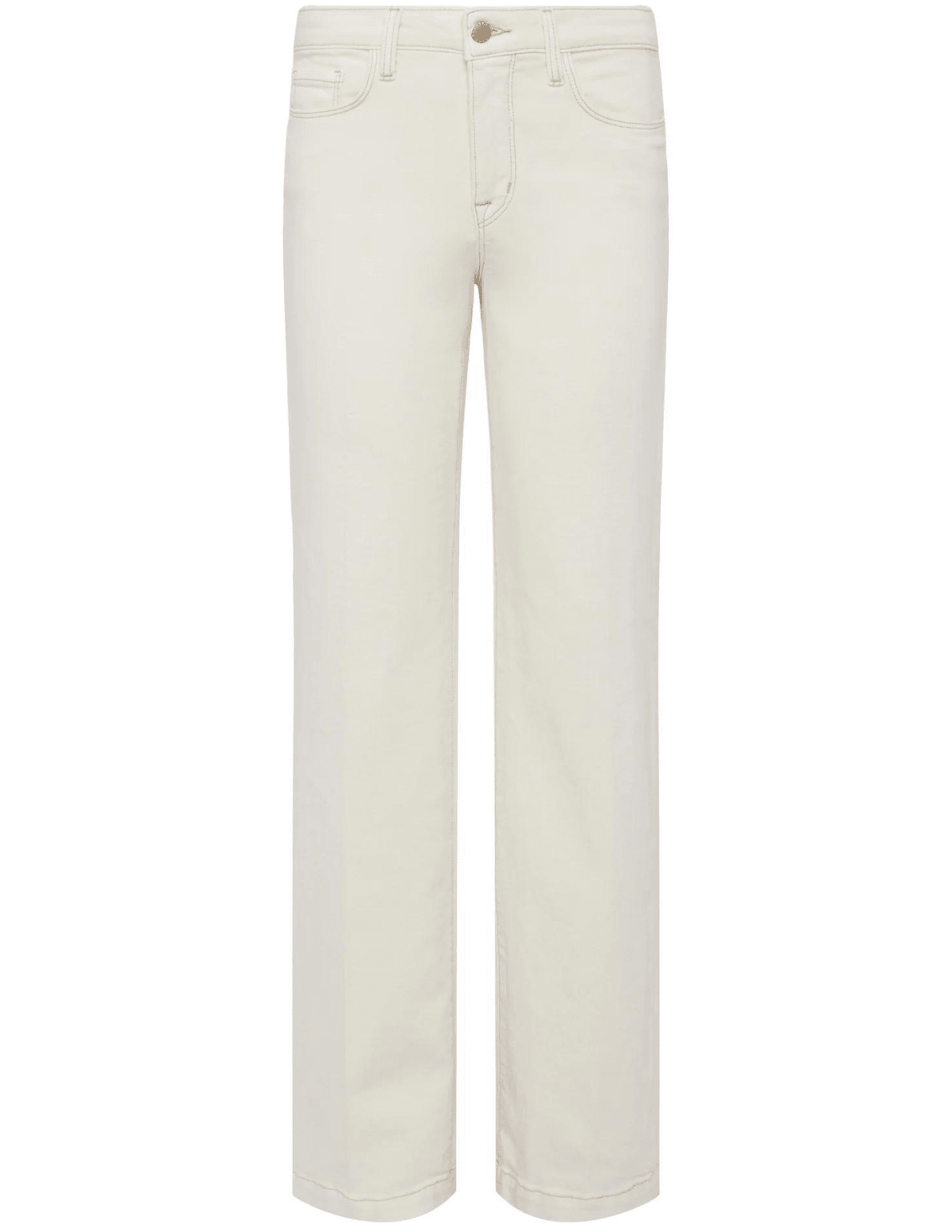 L'Agence - L’AGENCE Scottie High Rise Wide Leg Jeans In Macadamia - Buy Online