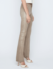 L'Agence - L'AGENCE Selma High Rise Baby Boot-Cut Coated Jeans In Rye Coated - Buy Online