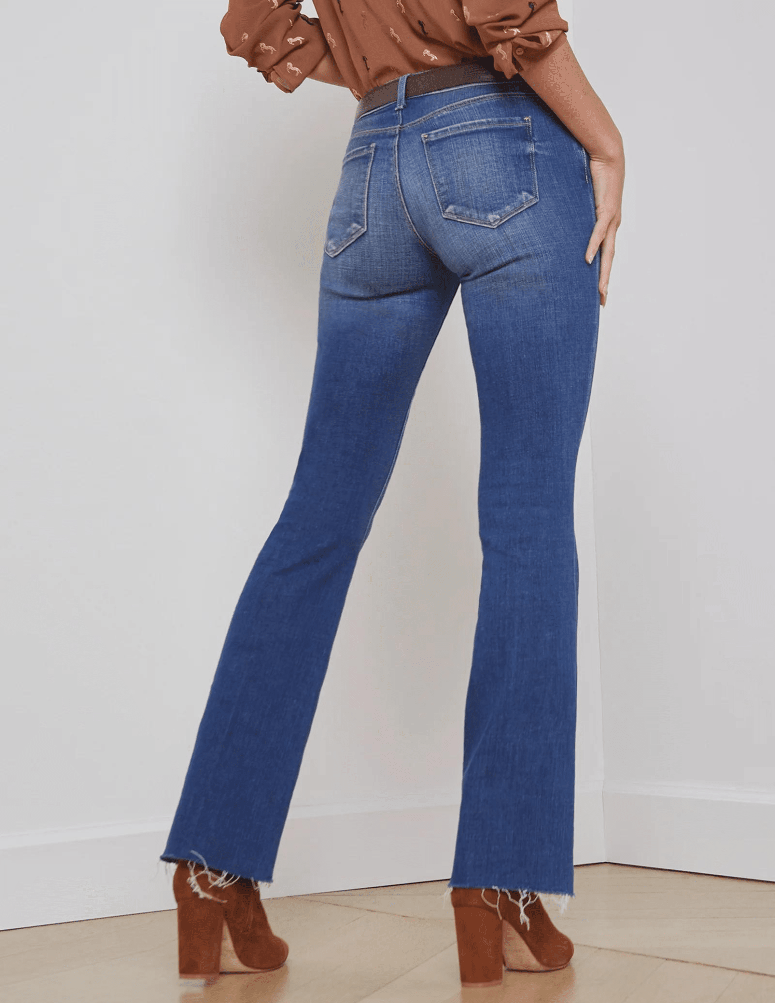 L'Agence - L’AGENCE Sneeki Low Rise Straight Leg Jeans In Hasting - Buy Online