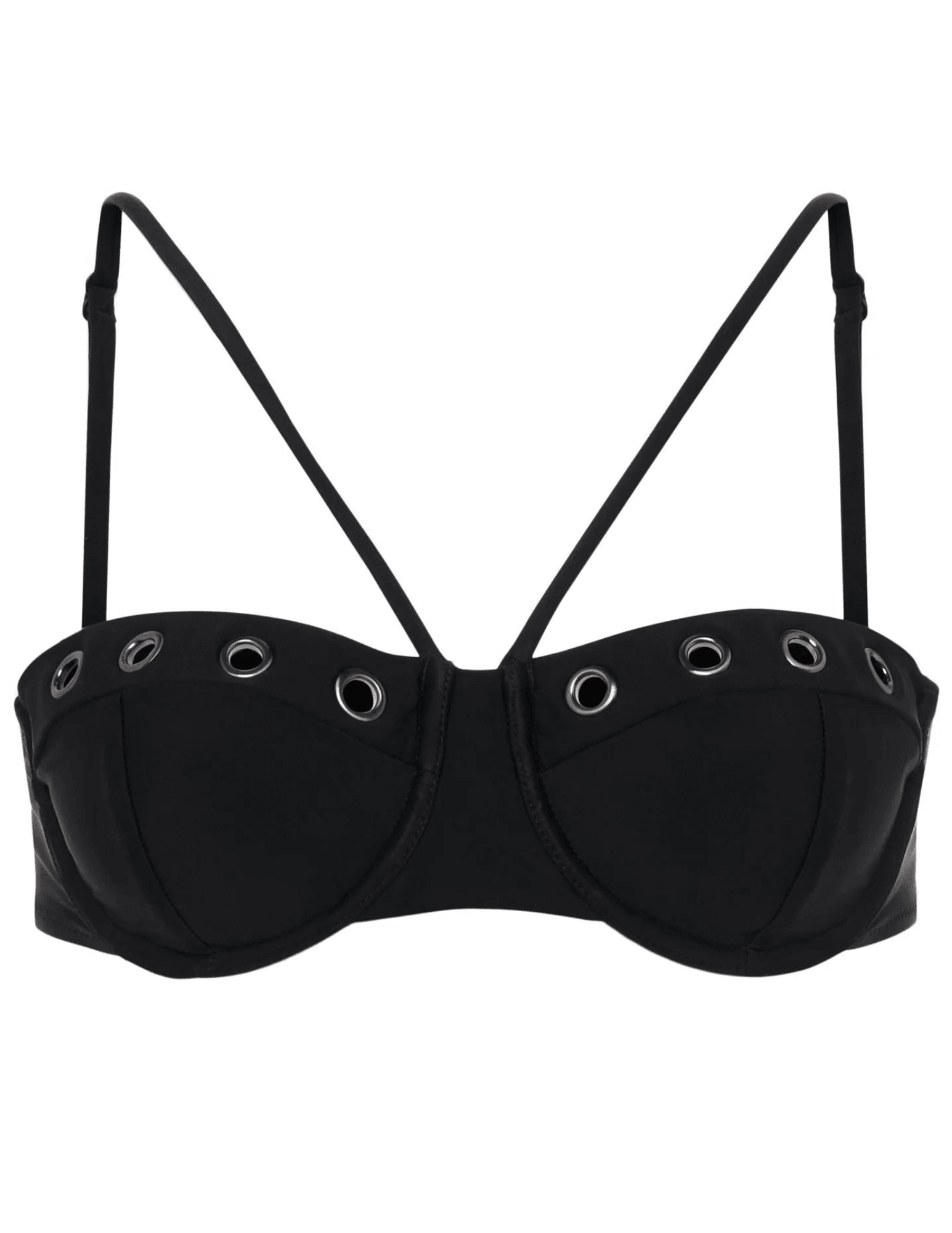 L'Agence - L'Agence AlexandrIa Grommet Balconette Bikini Top - Buy Online