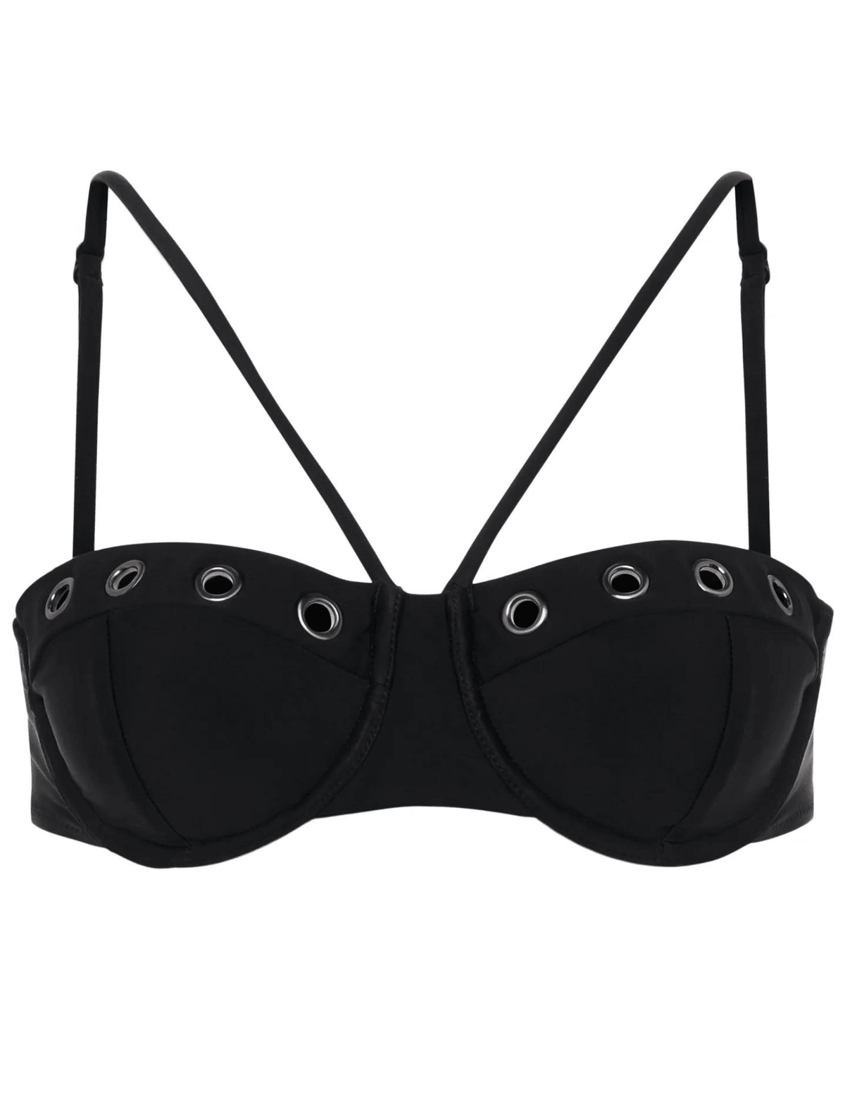 L'Agence - L'Agence AlexandrIa Grommet Balconette Bikini Top - Buy Online