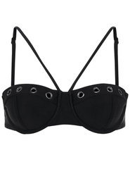 L'Agence - L'Agence AlexandrIa Grommet Balconette Bikini Top - Buy Online