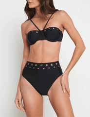 L'Agence - L'Agence AlexandrIa Grommet Balconette Bikini Top - Buy Online