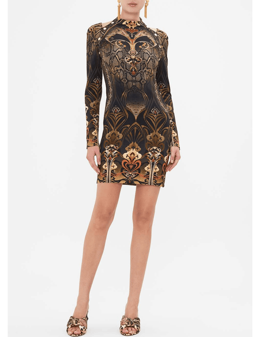 Camilla - Camilla Cut Out Shoulder Jersey Mini Dress - Buy Online