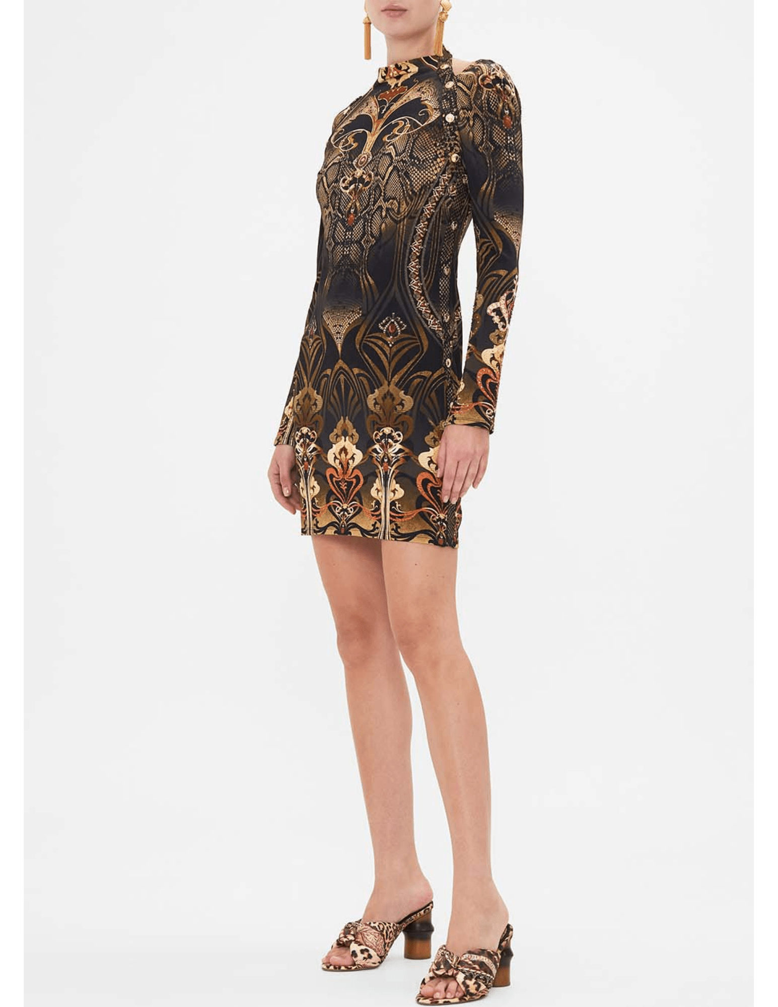 Camilla - Camilla Cut Out Shoulder Jersey Mini Dress - Buy Online