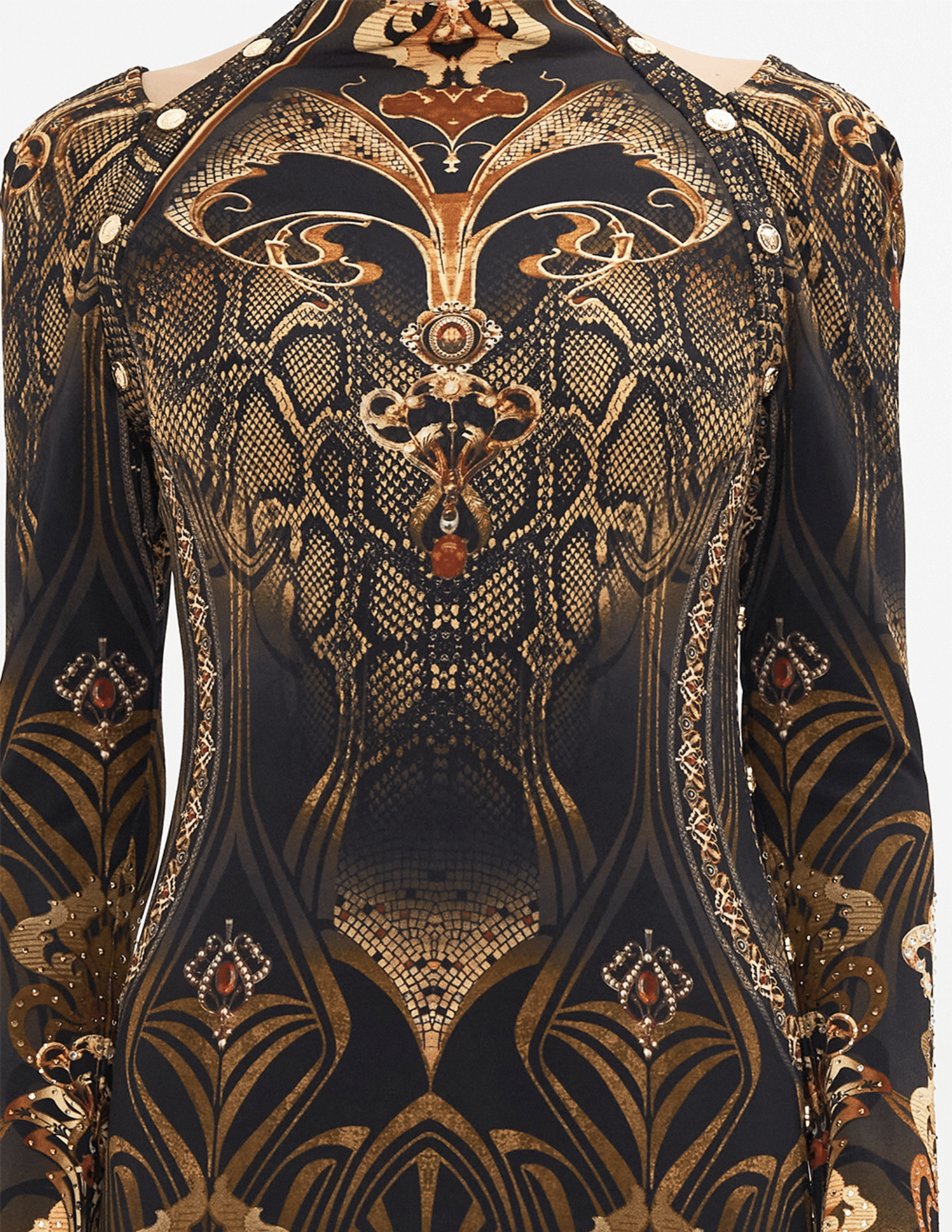 Camilla - Camilla Cut Out Shoulder Jersey Mini Dress - Buy Online