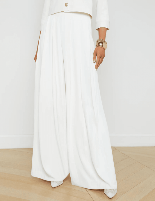 L'Agence - L'Agence Nova Pleated Wide Leg Pant - Buy Online