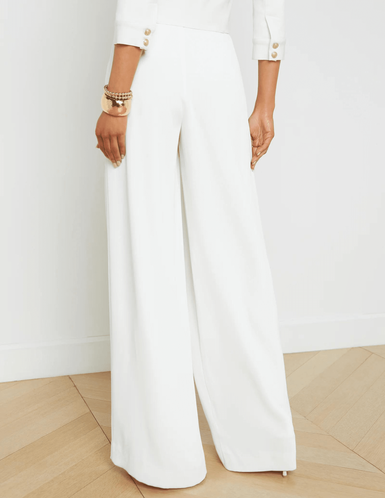 L'Agence - L'Agence Nova Pleated Wide Leg Pant - Buy Online
