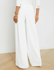 L'Agence - L'Agence Nova Pleated Wide Leg Pant - Buy Online
