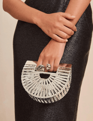 Cult Gaia - Cult Gaia Gaia's Ark Nano Metallic Crossbody Bag - Buy Online
