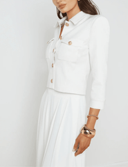 L'Agence - L'Agence Kumi Cropped Fitted Jacket - Buy Online