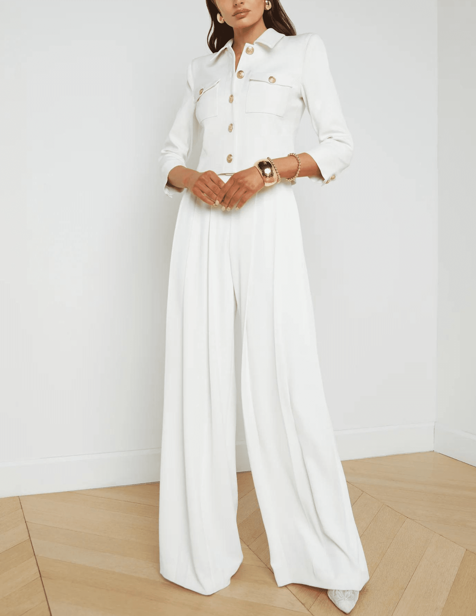 L'Agence - L'Agence Kumi Cropped Fitted Jacket - Buy Online