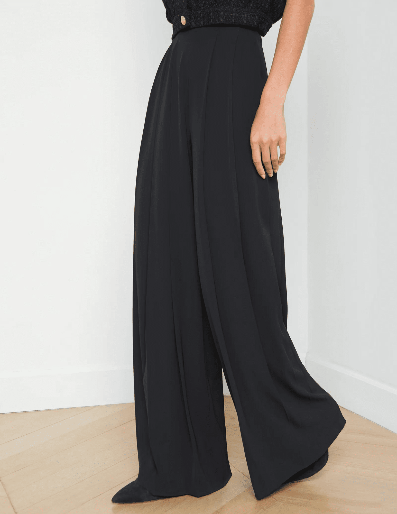 L'Agence - L'AGENCE Nova Pleated Wide Leg Pant - Buy Online