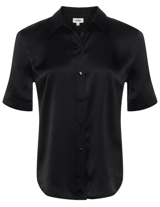 L'Agence - L'Agence Ellah Short Sleeve Blouse - Buy Online