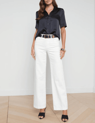 L'Agence - L'Agence Ellah Short Sleeve Blouse - Buy Online