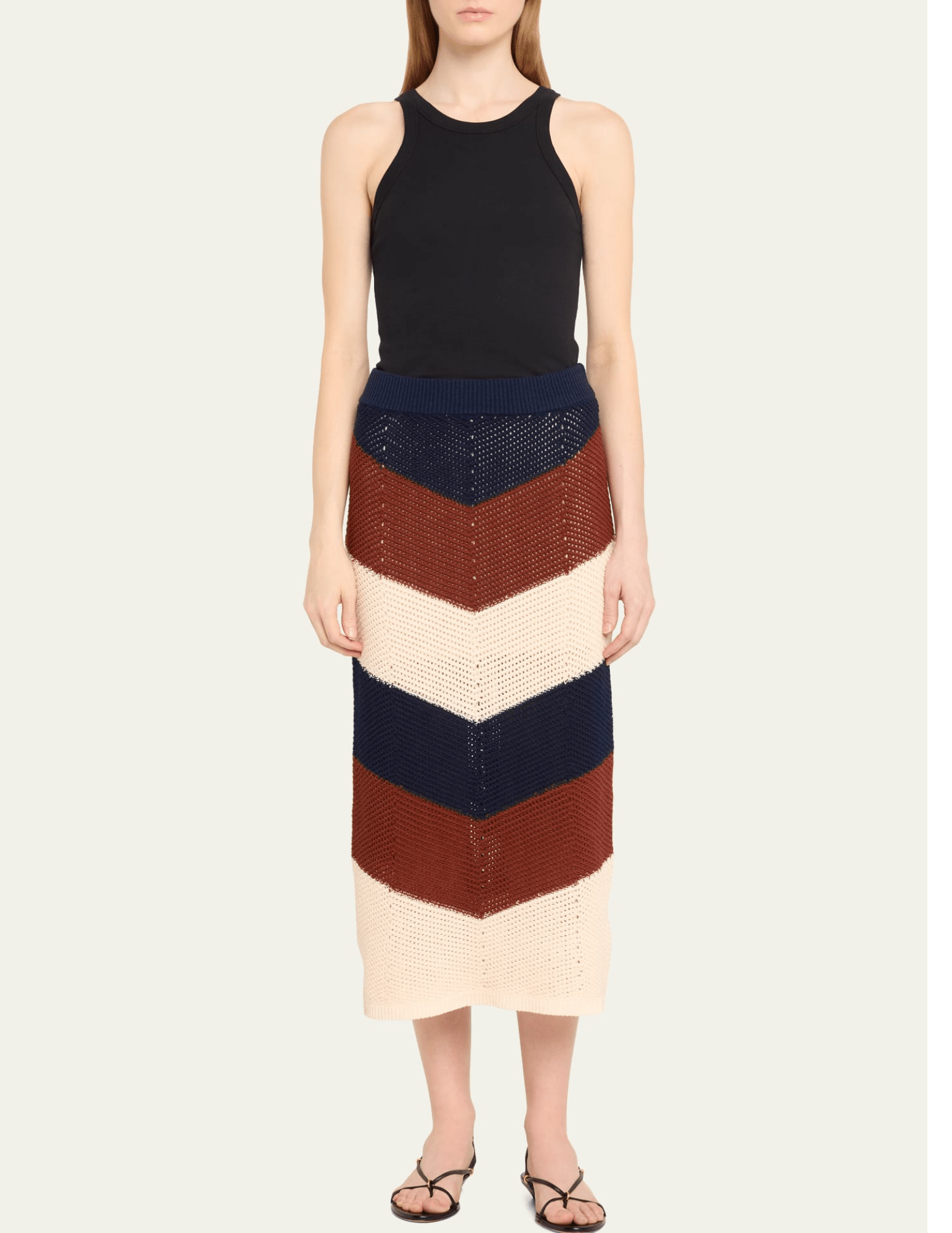 A.L.C. - A.L.C. Tia Crochet Midi Skirt - Buy Online