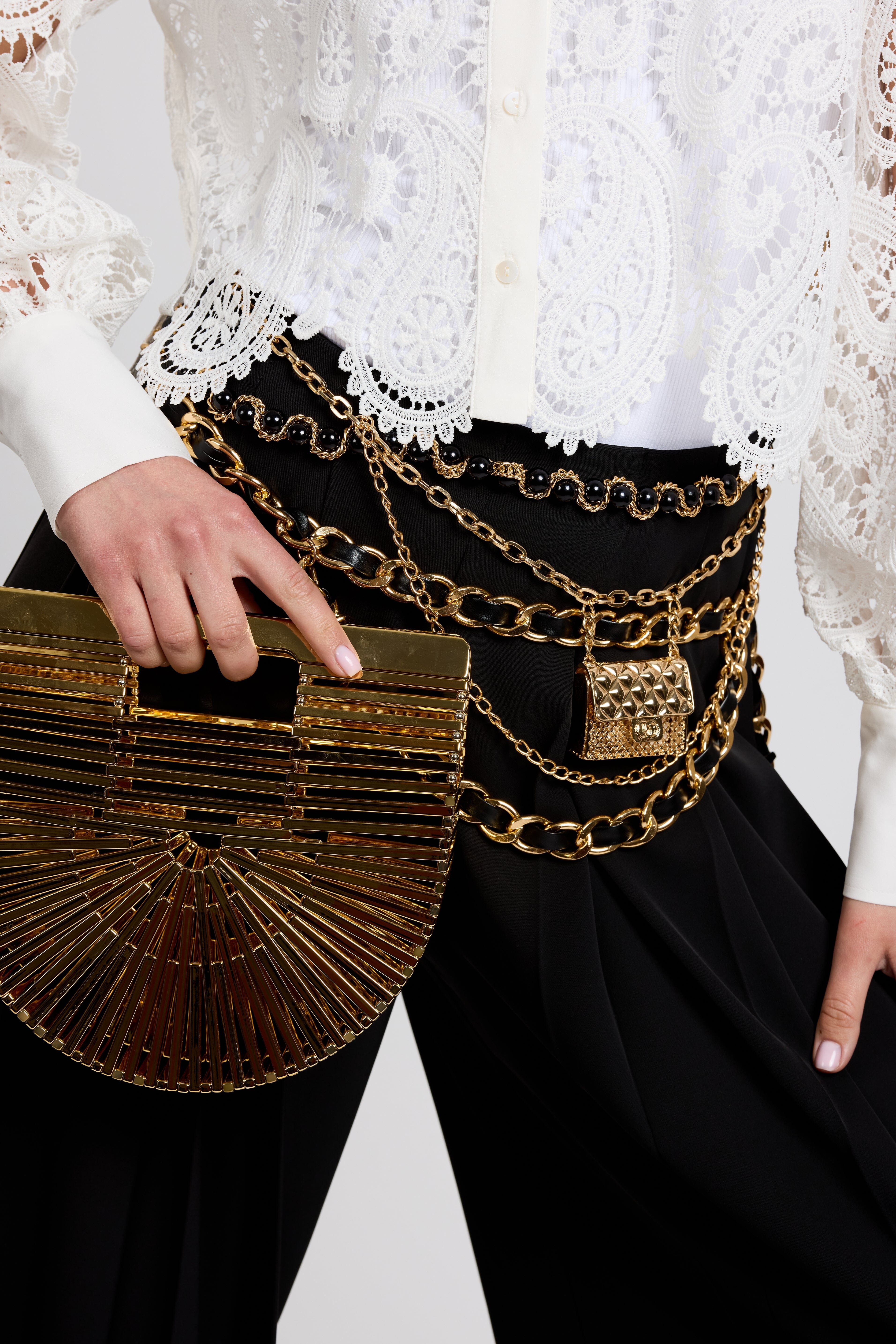 Fleur de Camélia - Fleur de Camélia Nano Bag Chain Belt - Buy Online