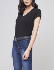 L'Agence - L'Agence Becca V-Neck Tee - Buy Online