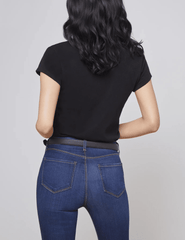 L'Agence - L'Agence Becca V-Neck Tee - Buy Online